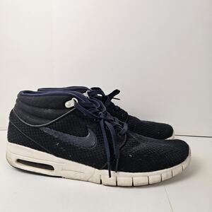 nike sb janoski max mid leather dark obsidian